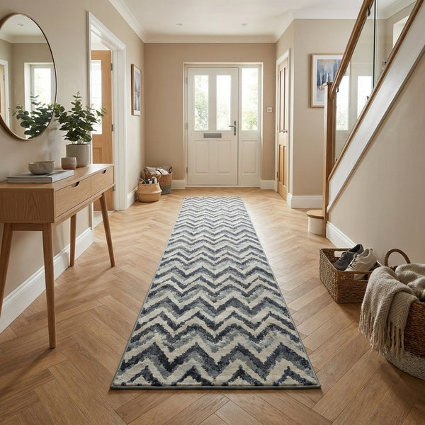 Melody Blue Beige 985018-119 Rug Runner