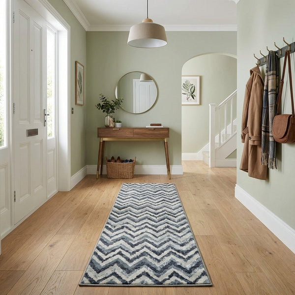 Melody Blue Beige 985018-119 Rug Runner