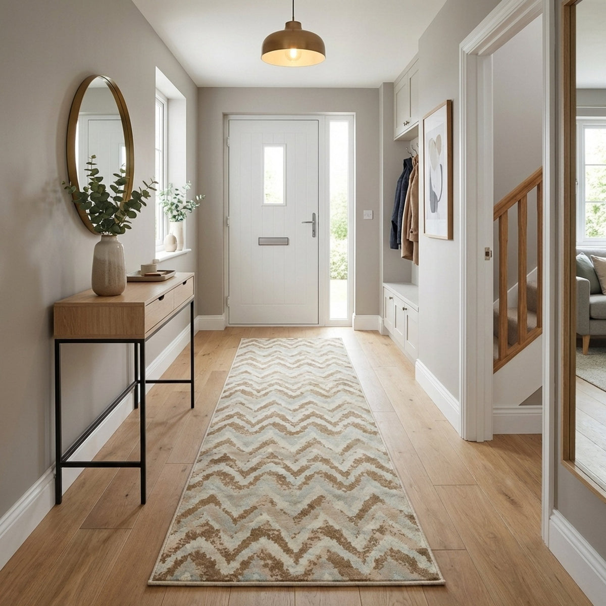 Melody Ivory/Beige 985018-117 Hall Runner