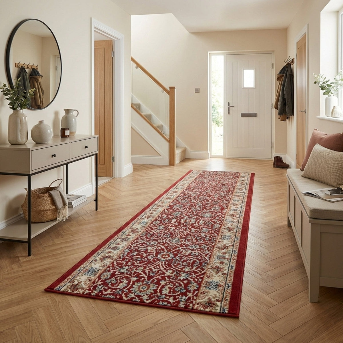 Melody Red 985022-339 Rug Runner