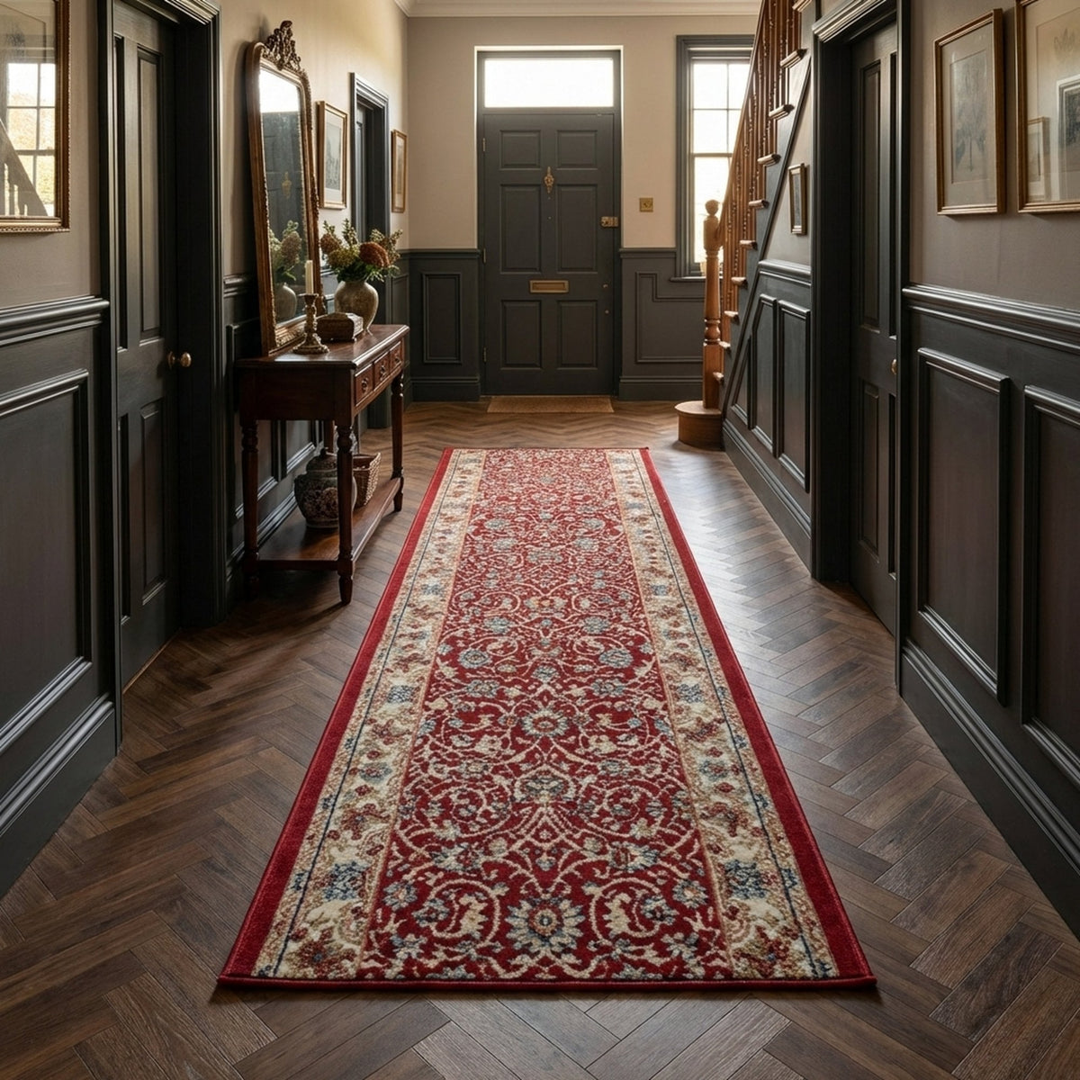 Melody Red 985022-339 Rug Runner