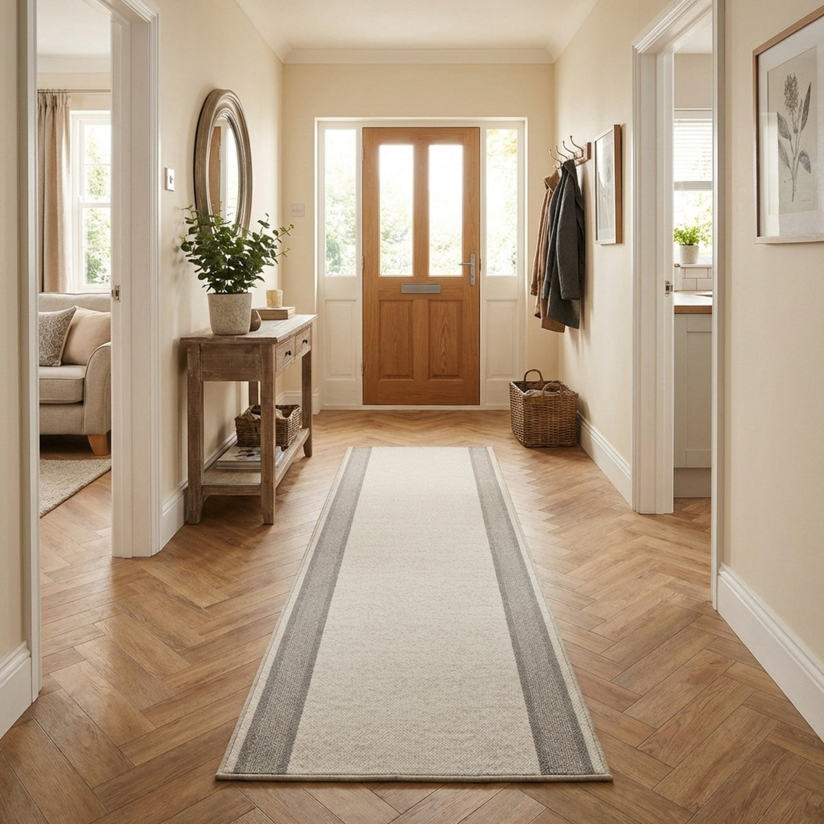 Mysterio Light Silver 1234-910 Hall Runner