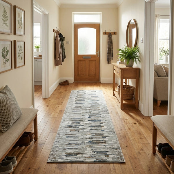 Reha Cream/Gray 1064-190 Rug Runner