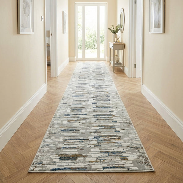 Reha Cream/Gray 1064-190 Rug Runner