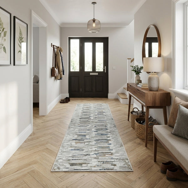 Reha Cream/Gray 1064-190 Rug Runner