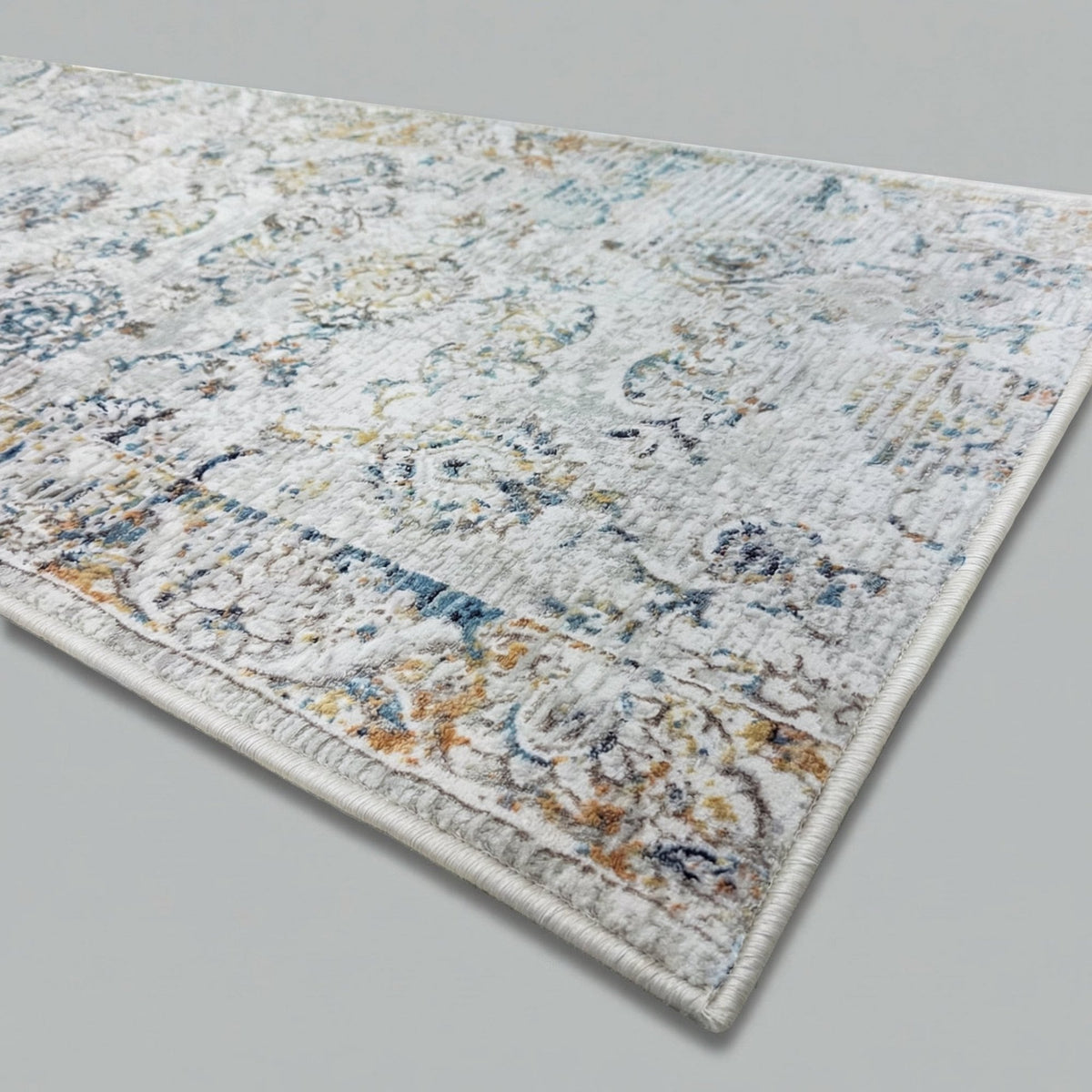 Reha Cream/Multi 1061-199 Rug Runner