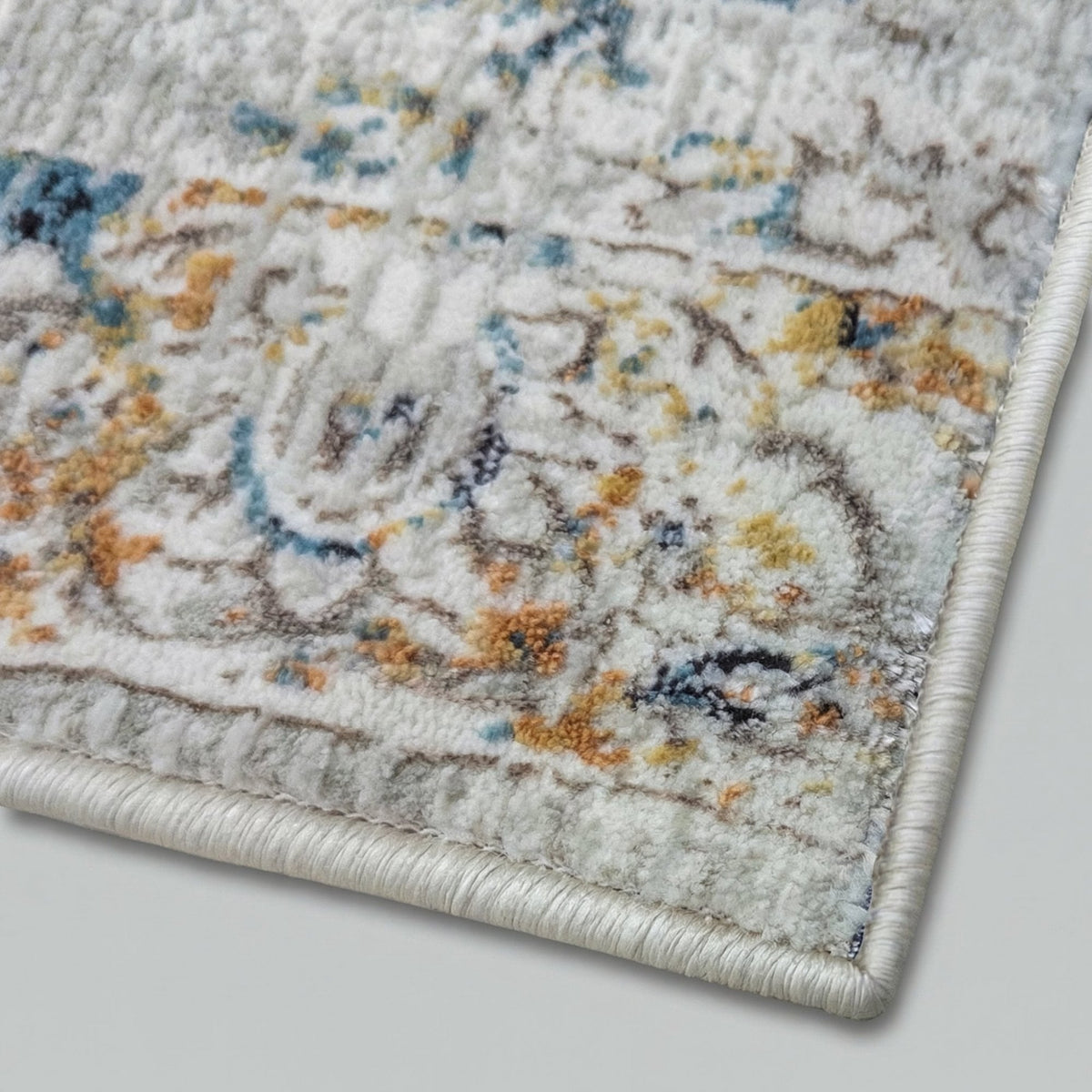 Reha Cream/Multi 1061-199 Rug Runner