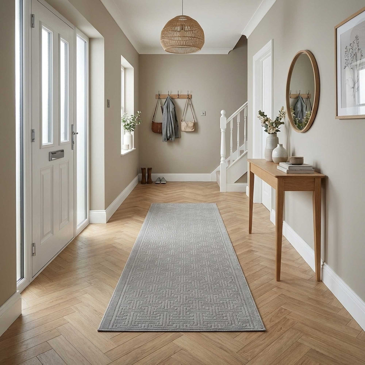 Timeless Grey 6930-900 Hall Runner