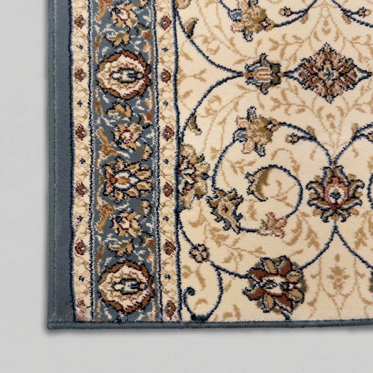 Ancient Garden Beige/Light Blue 57120-6454 Hall Runner