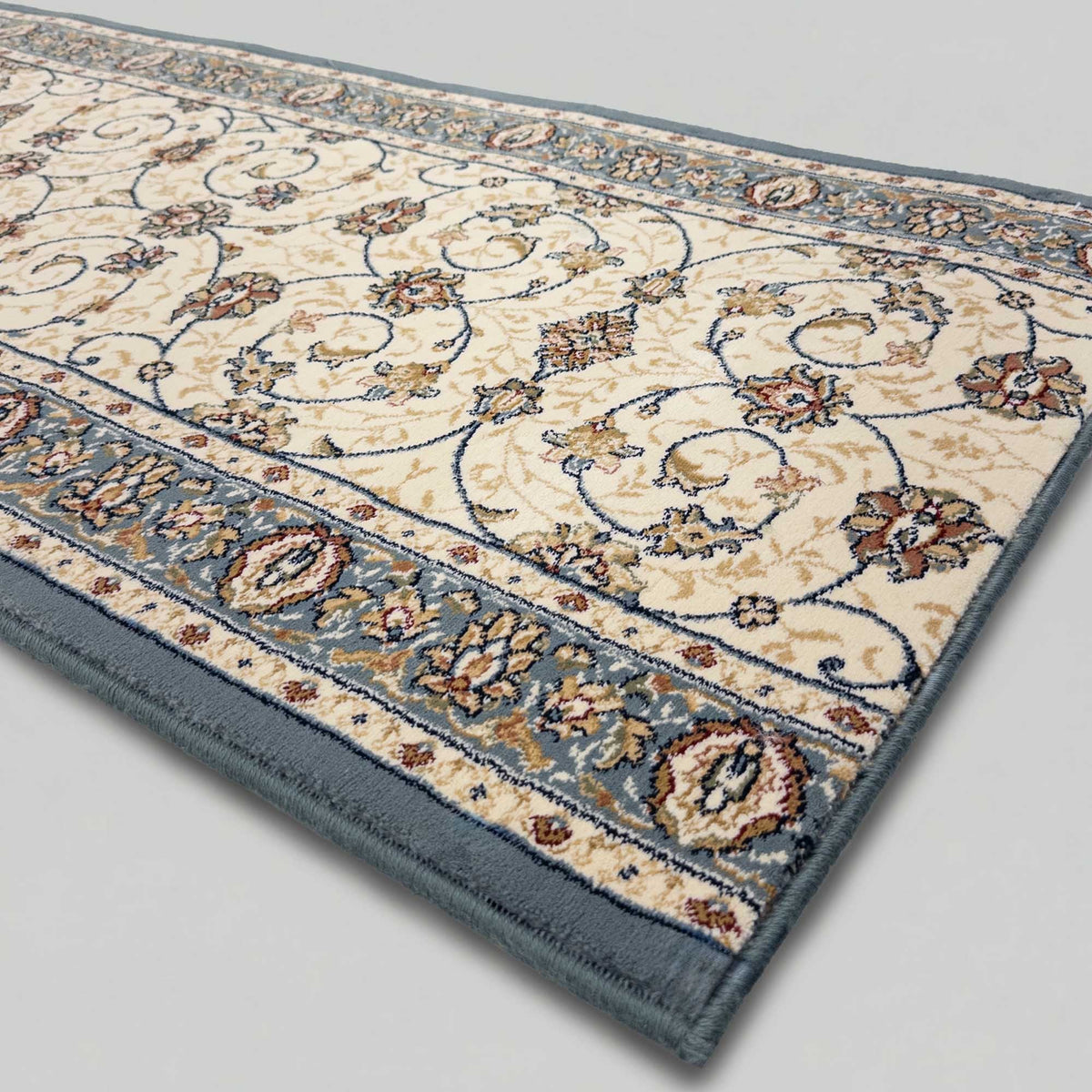 Ancient Garden Beige/Light Blue 57120-6454 Hall Runner