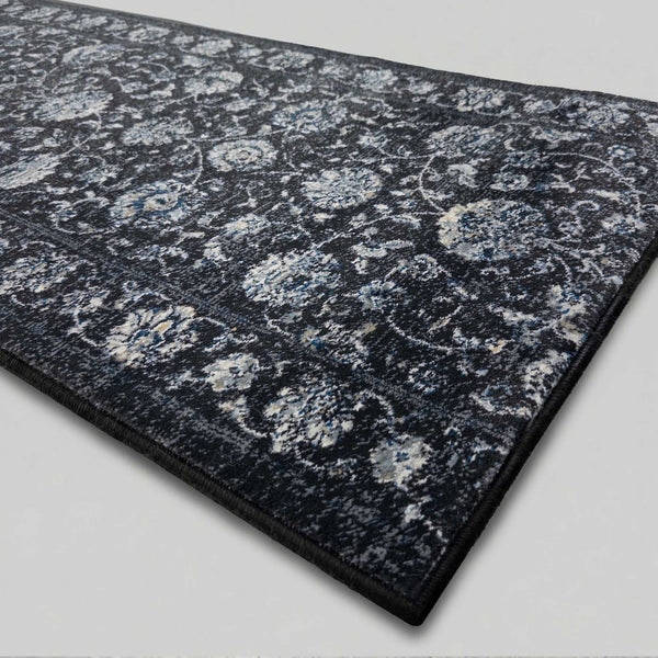 Ancient Garden Charcoal/Silver 57126-3636 Rug Runner