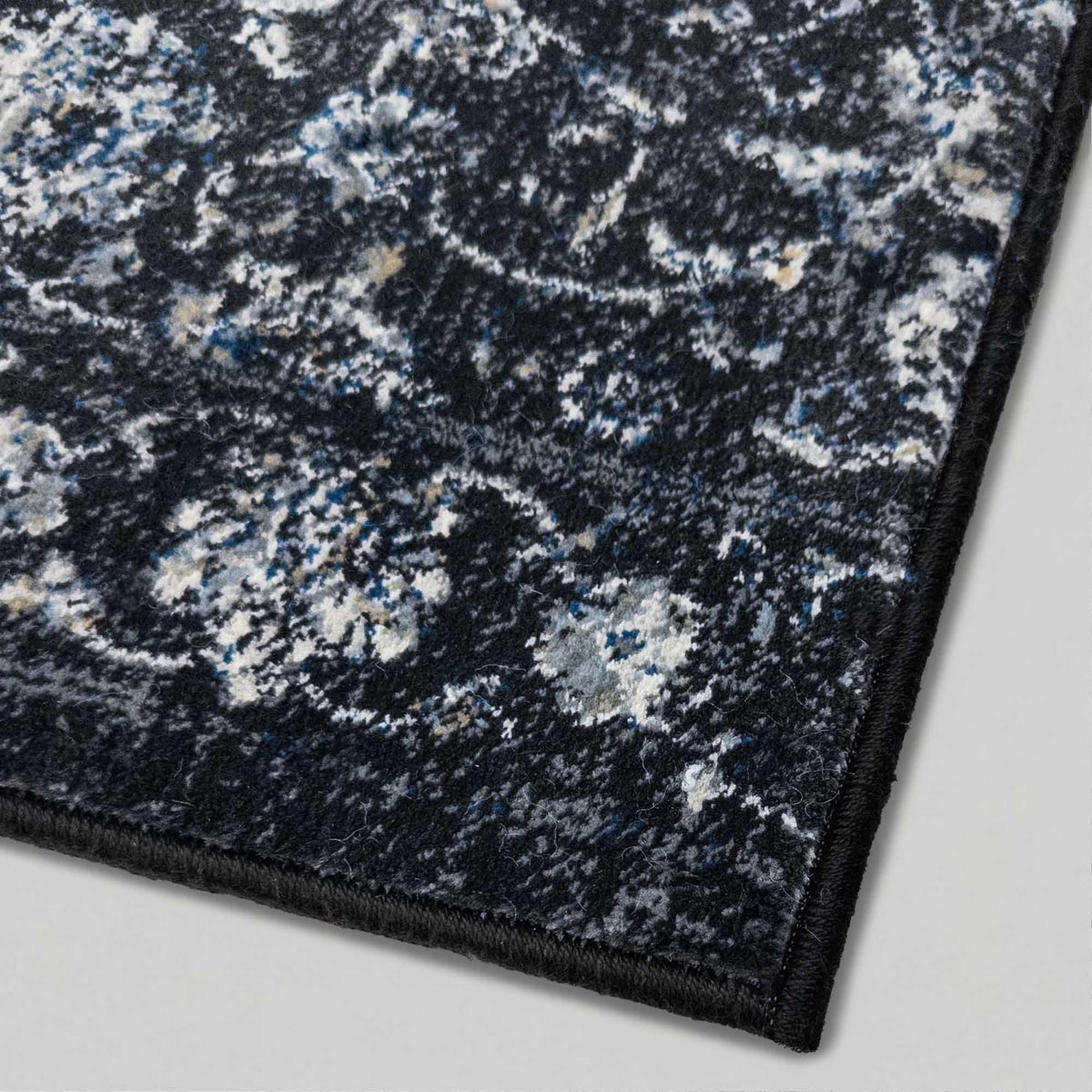 Ancient Garden Charcoal/Silver 57126-3636 Rug Runner