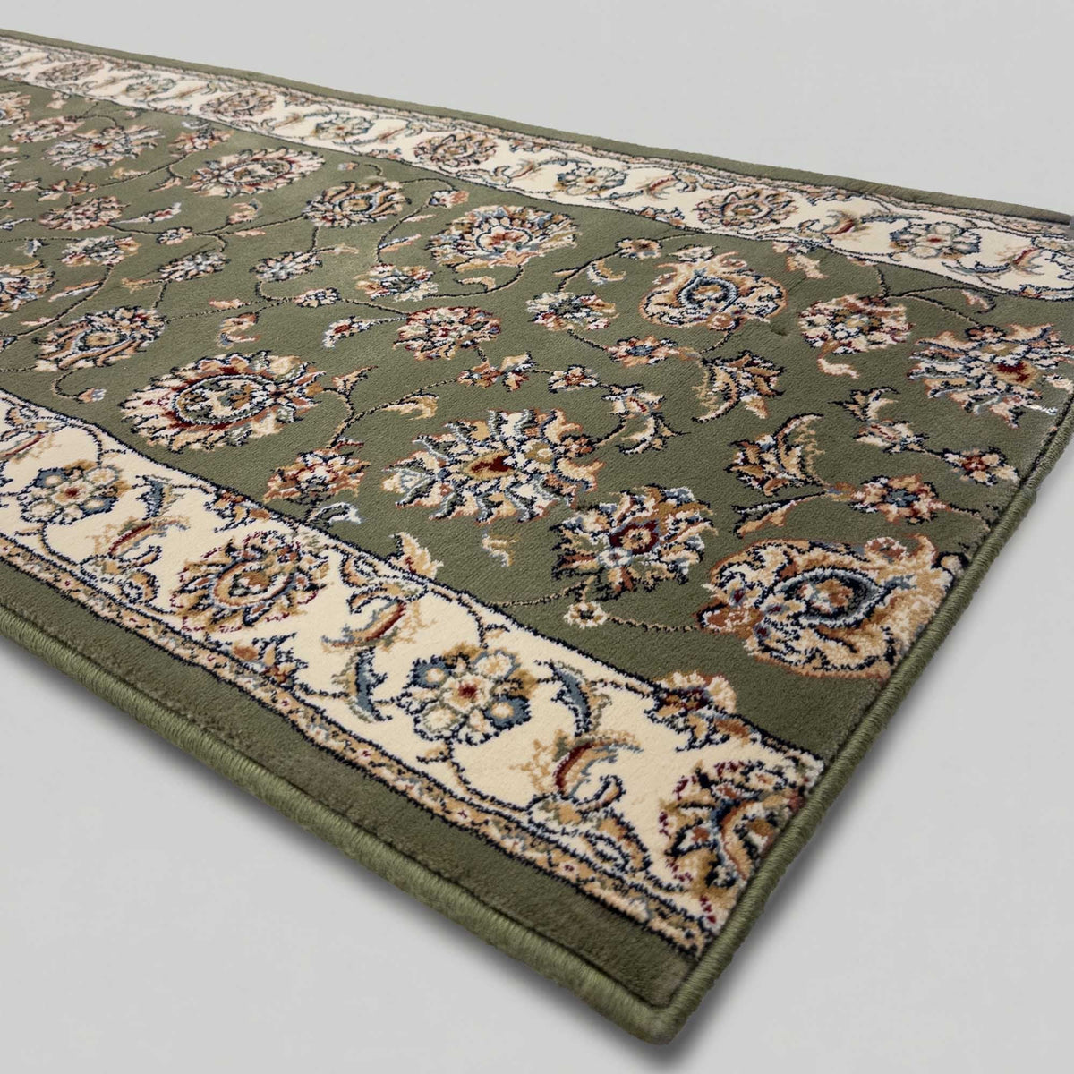 Ancient Garden Green/Ivory 57365-4464 Rug Runner