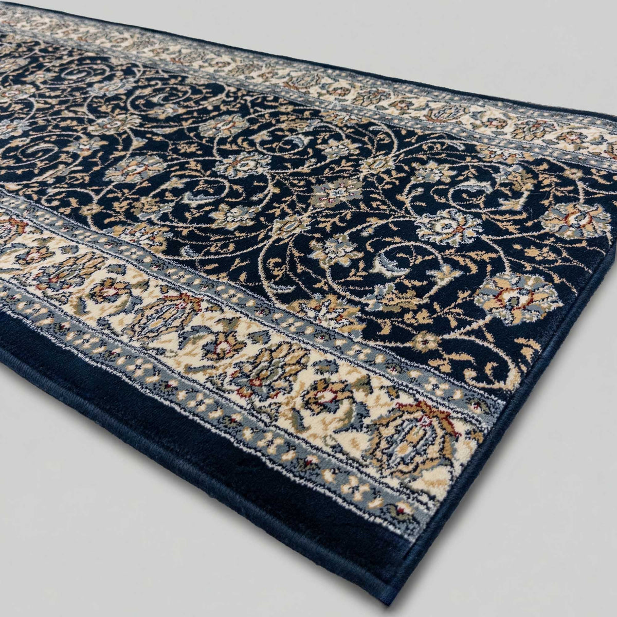 Ancient Garden Navy 57120-3464 Rug Runner