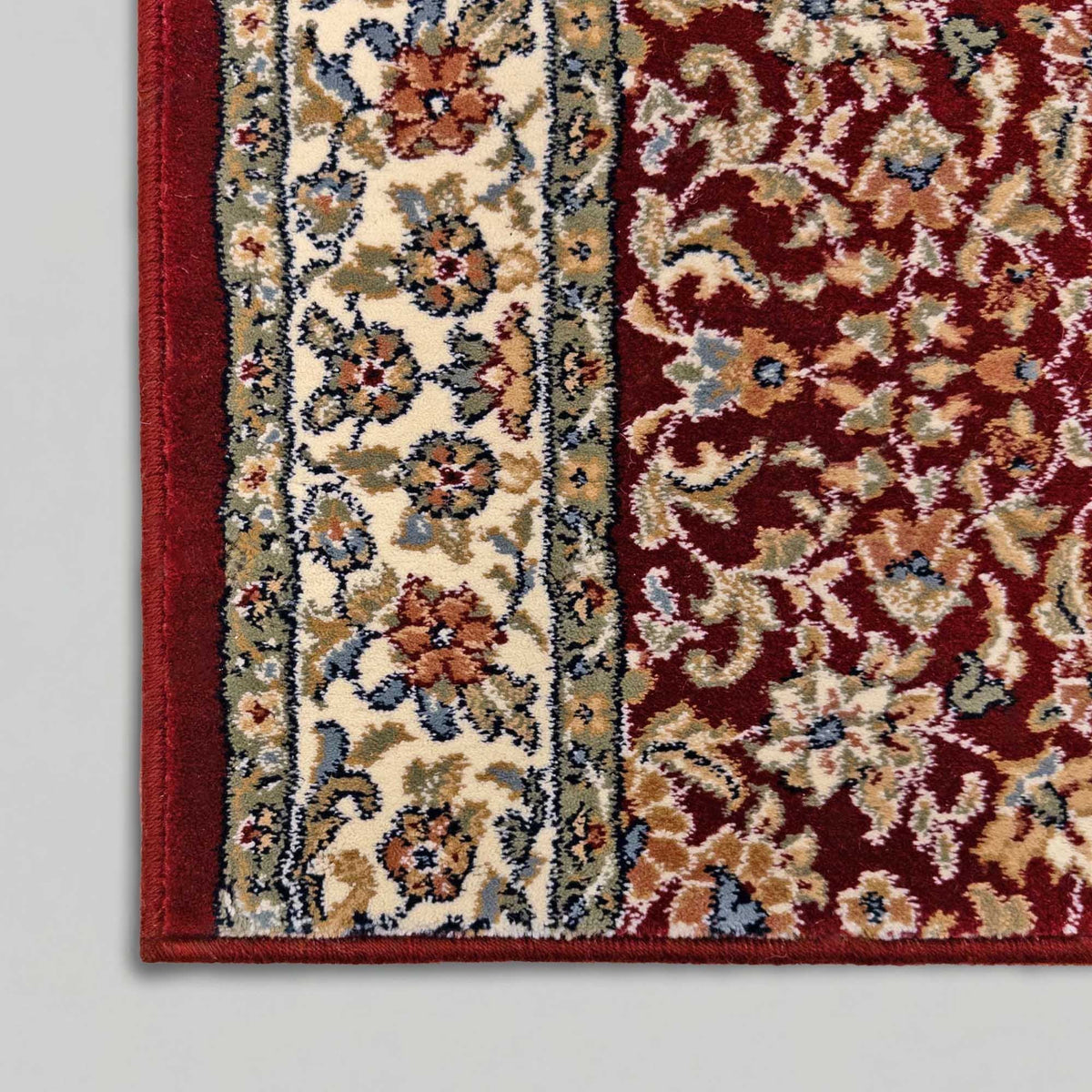 Ancient Garden Red/Ivory 57078-1414 Rug Runner
