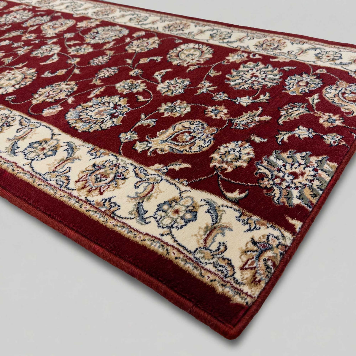 Ancient Garden Red/Ivory 57365-1464 Hall Runner