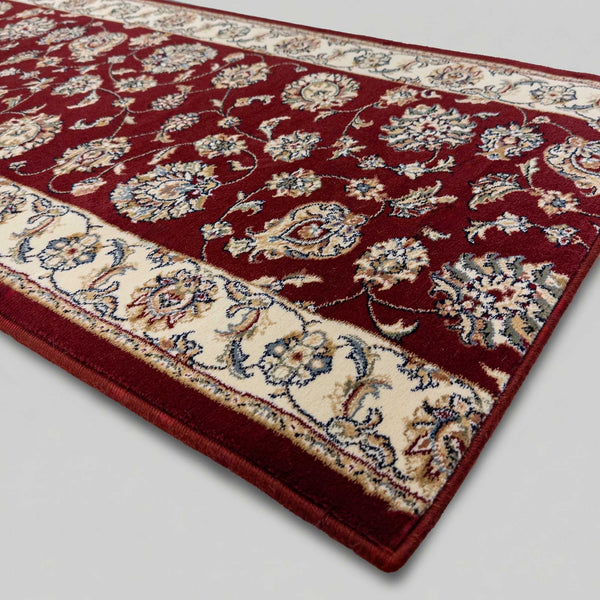 Ancient Garden Red/Ivory 57365-1464 Hall Runner