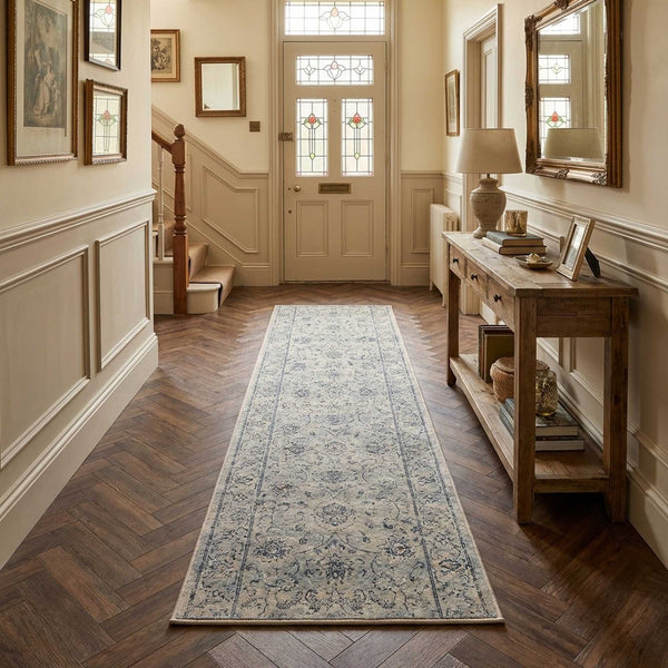 Ancient Garden Silver/Gray 57126-9696 Rug Runner