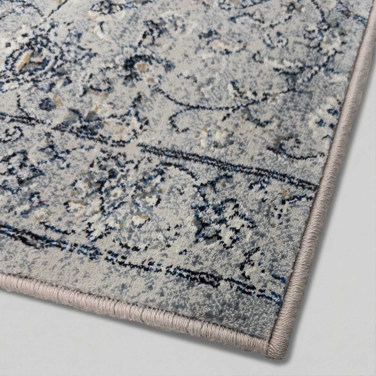 Ancient Garden Silver/Gray 57126-9696 Rug Runner