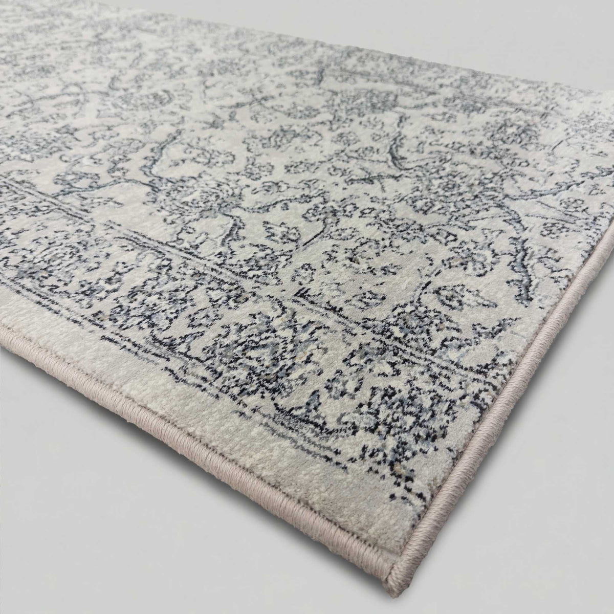 Ancient Garden Silver/Gray 57136-9696 Hall Runner