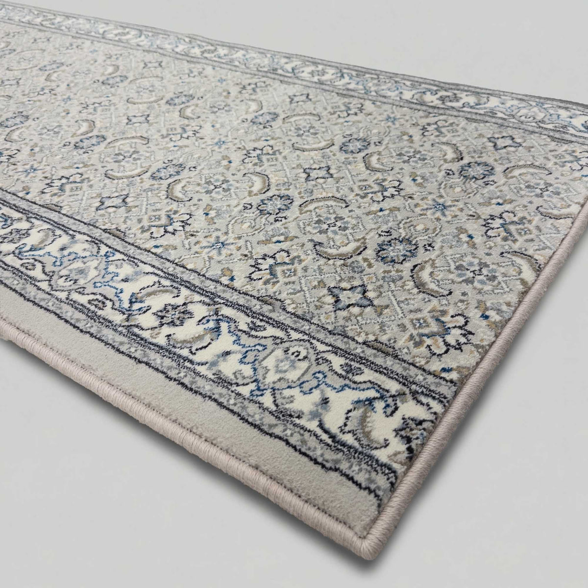Ancient Garden Soft Gray/Cream 57011-9666 Hall Runner