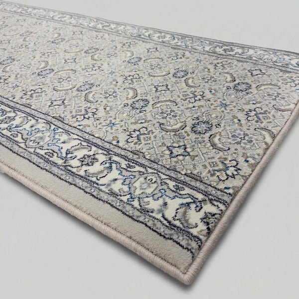 Ancient Garden Soft Gray/Cream 57011-9666 Hall Runner