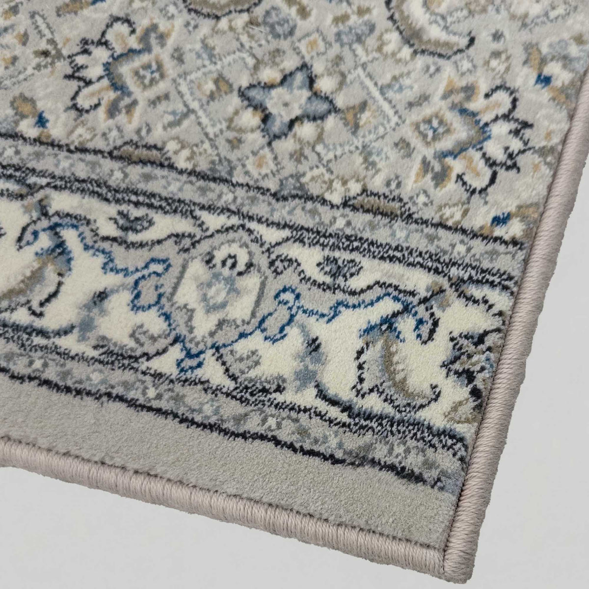 Ancient Garden Soft Gray/Cream 57011-9666 Hall Runner