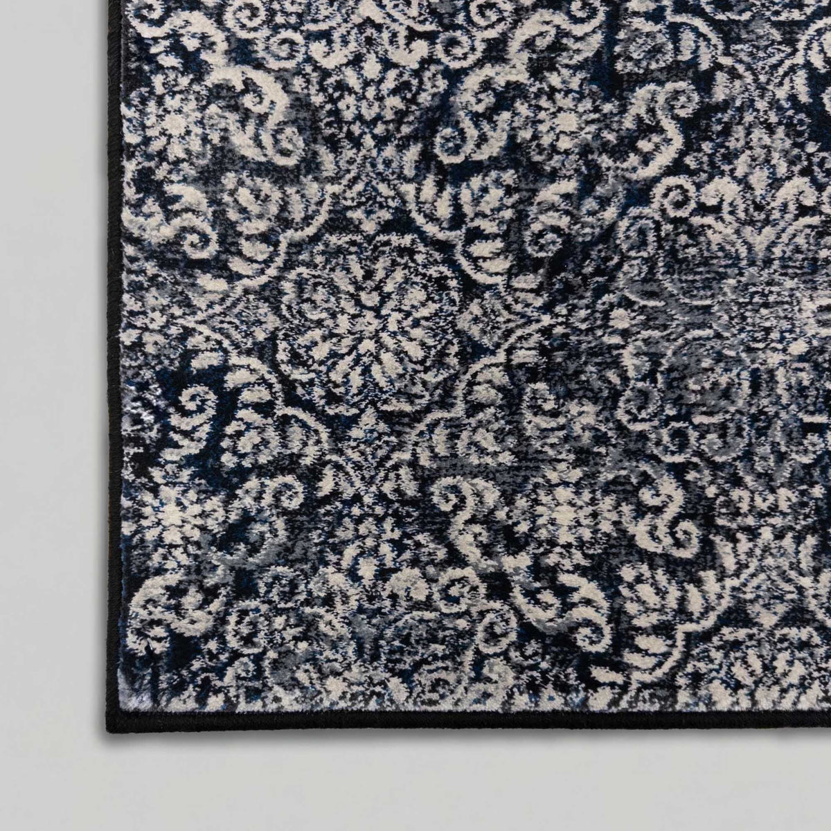 Ancient Garden Steel Blue 57162-3696 Hall Runner