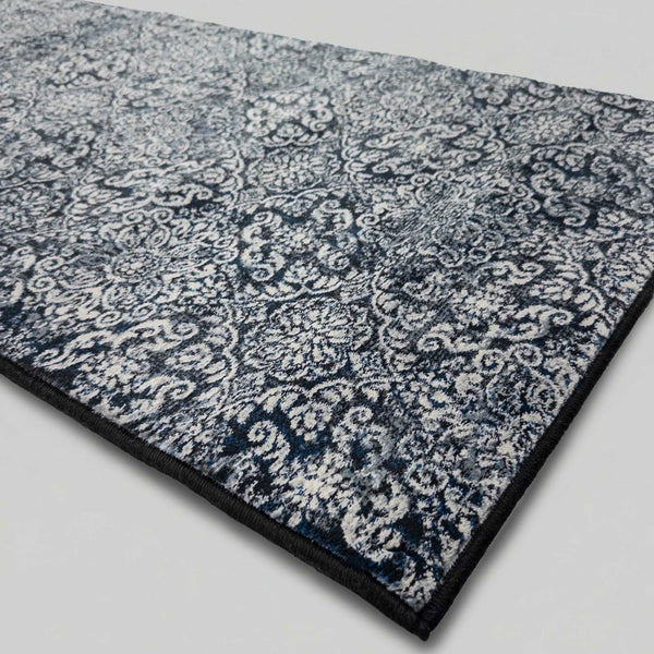 Ancient Garden Steel Blue 57162-3696 Hall Runner