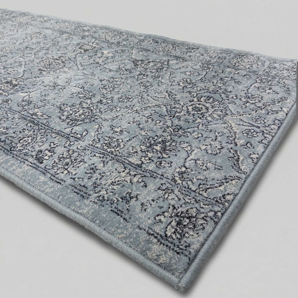 Ancient Garden Steel Blue/Cream 57136-4646 Rug Runner