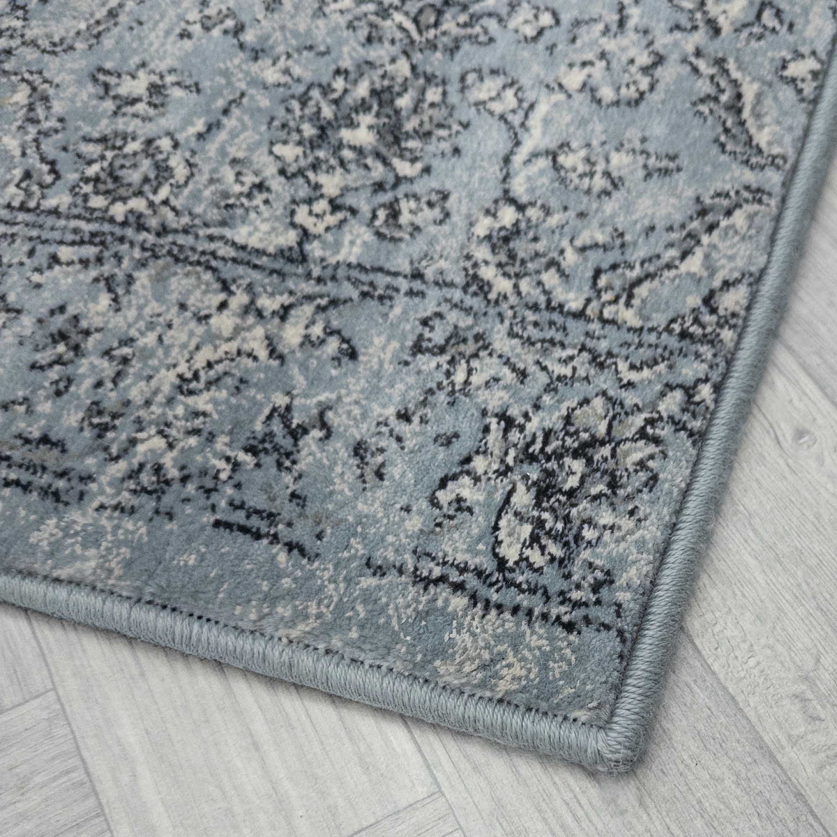 Ancient Garden Steel Blue/Cream 57136-4646 Rug Runner