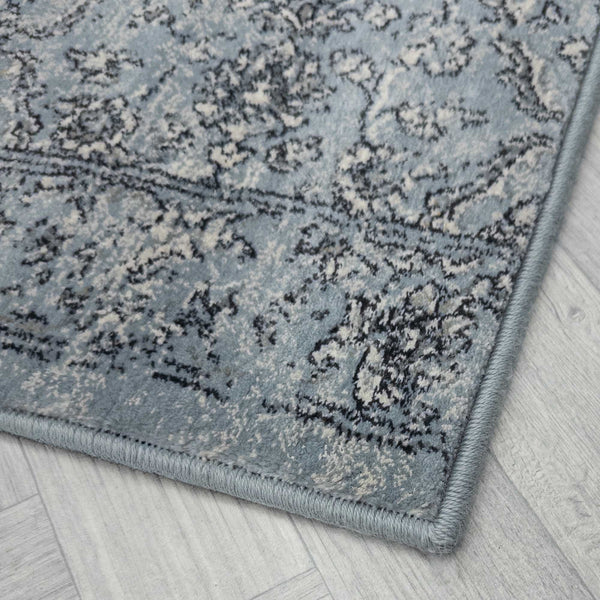 Ancient Garden Steel Blue/Cream 57136-4646 Rug Runner