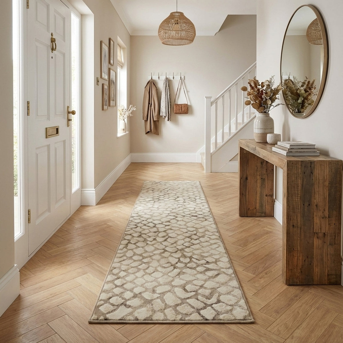 Eclipse Ivory 64194-8565 Hall Runner