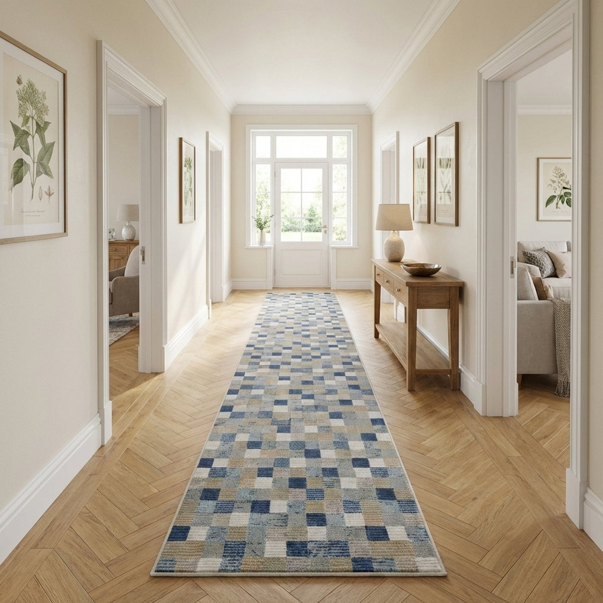 Eclipse Multi/Blue 63339-6121 Rug Runner