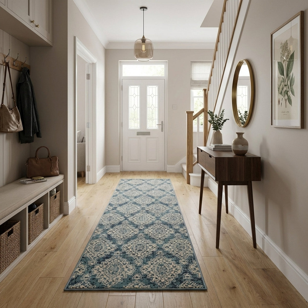 Melody Blue 985015-119 Hall Runner