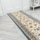 Ancient Garden Beige/Light Blue 57120-6454 Hall Runner - 30cm / 66cm