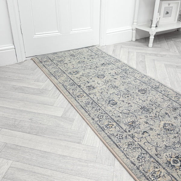 Ancient Garden Silver/Gray 57126-9696 Rug Runner