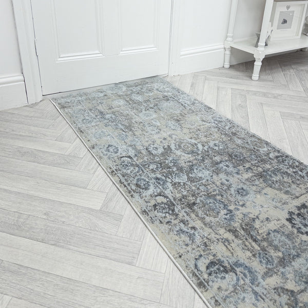 Castilla Ivory/Gray 3530-190 Rug Runner