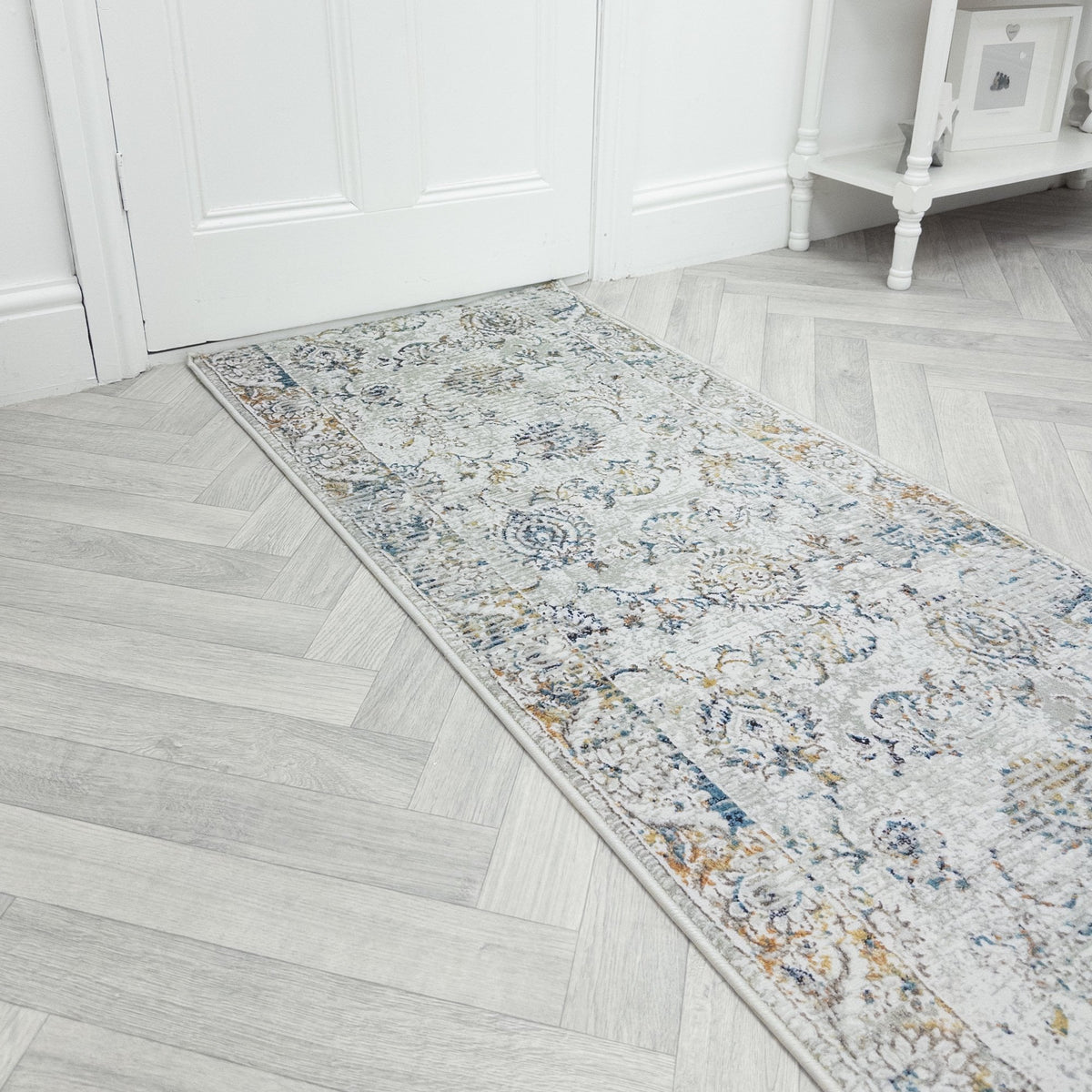 Reha Cream/Multi 1061-199 Rug Runner