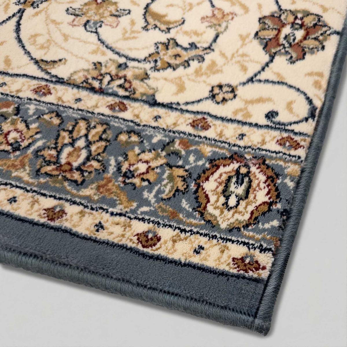 Ancient Garden Beige/Light Blue 57120-6454 Kitchen Runner