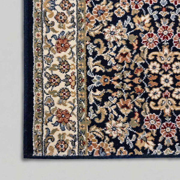 Ancient Garden Blue/Ivory 57078-3434 Kitchen Runner