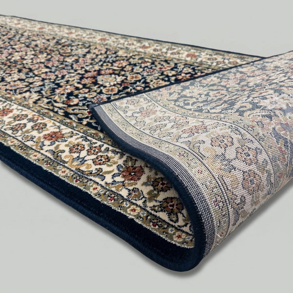 Ancient Garden Blue/Ivory 57078-3434 Kitchen Runner