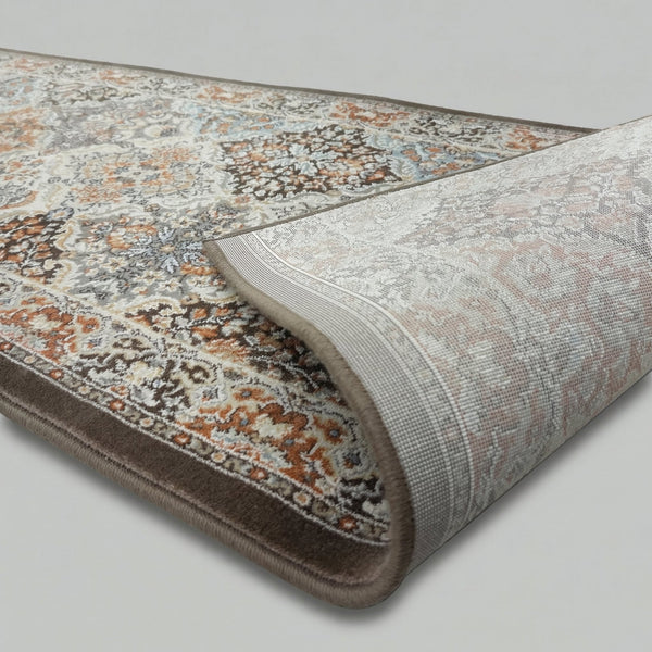 Ancient Garden Brown/Blue 57008-3235 Kitchen Runner
