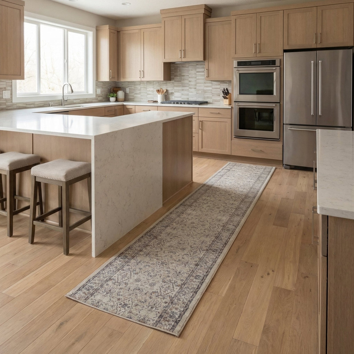 Ancient Garden Cream/Beige 57276-9295 Kitchen Runner
