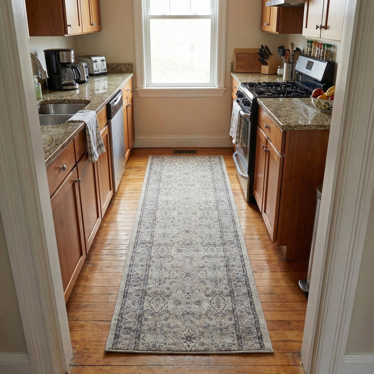 Ancient Garden Cream/Beige 57276-9295 Kitchen Runner