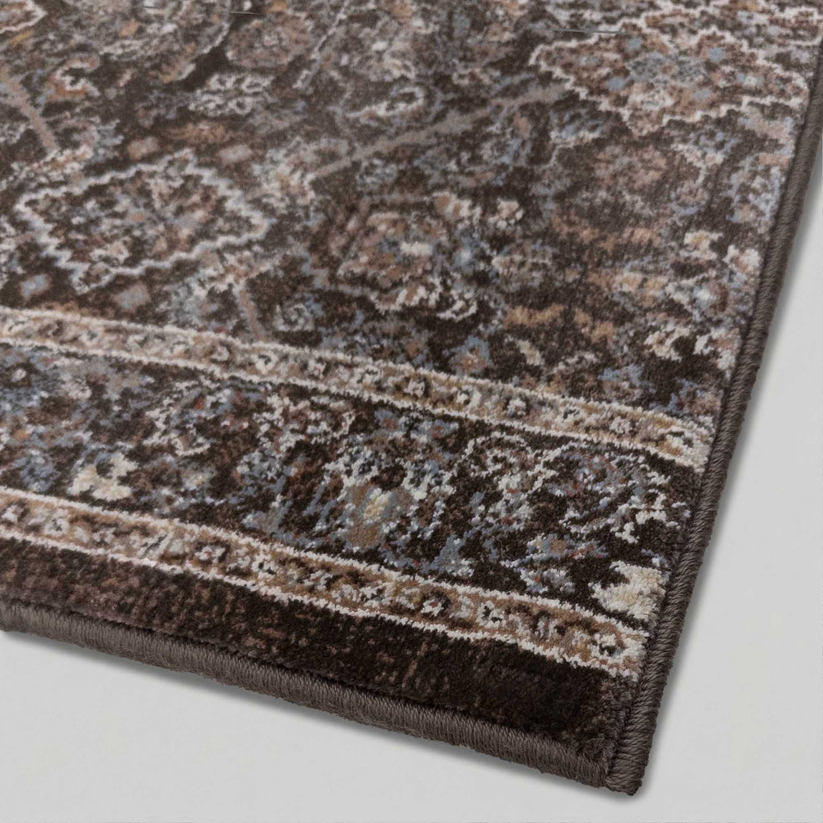 Ancient Garden Dark Brown/Beige 57276-3235 Kitchen Runner