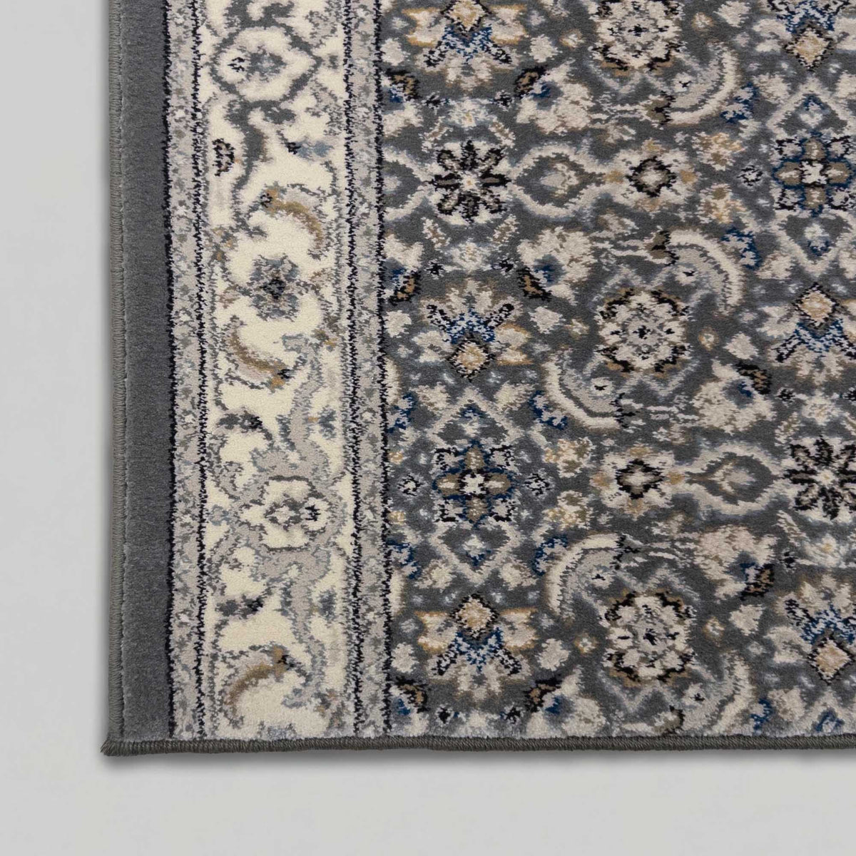 Ancient Garden Gray/Cream 57011-5666 Kitchen Runner