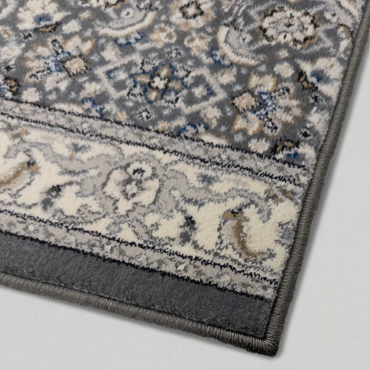 Ancient Garden Gray/Cream 57011-5666 Kitchen Runner