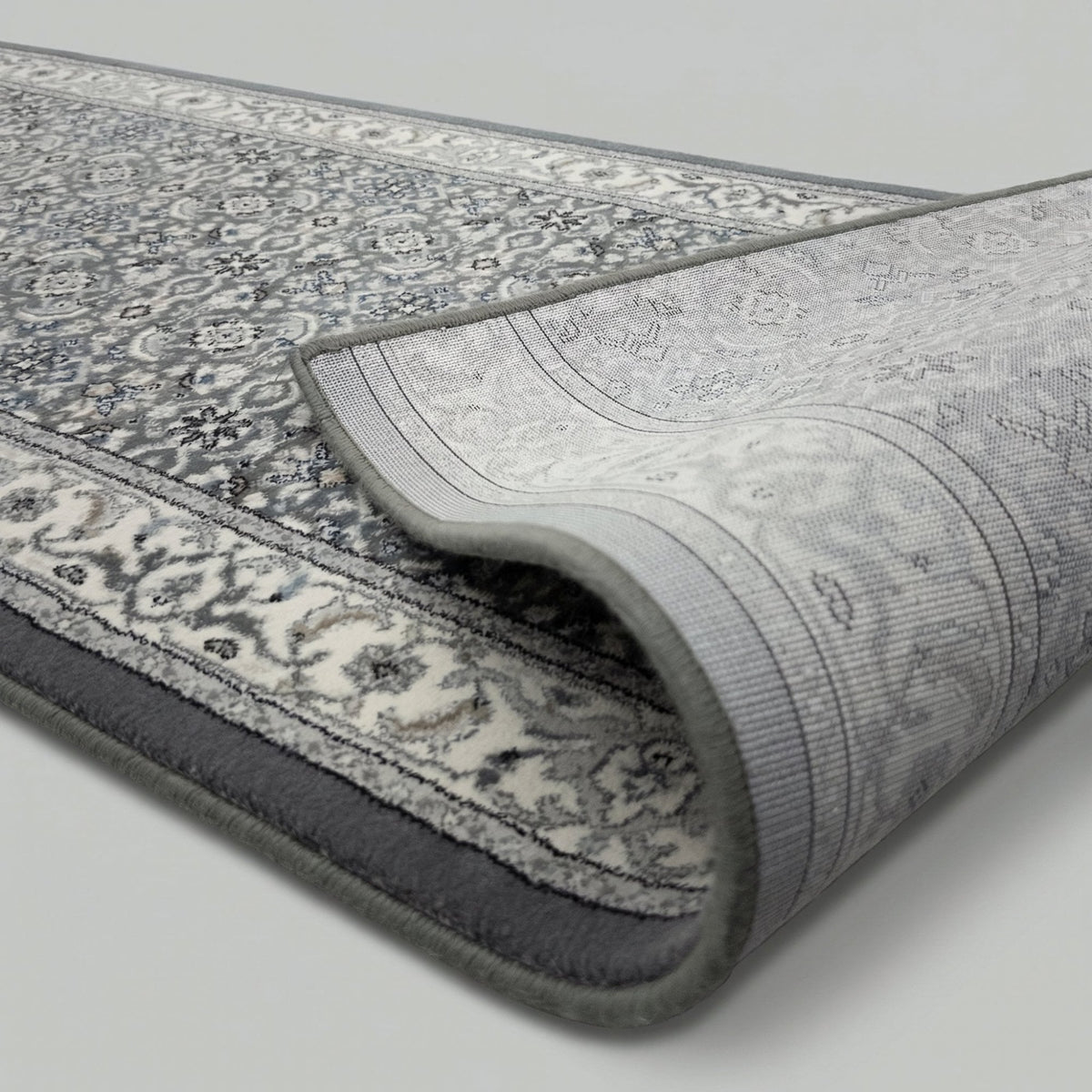 Ancient Garden Gray/Cream 57011-5666 Kitchen Runner