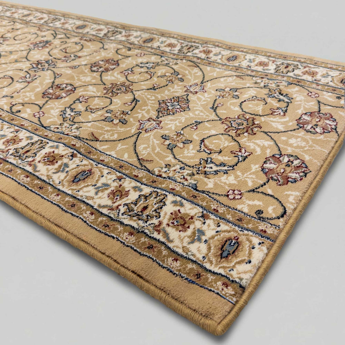 Ancient Garden Light Gold/Ivory 57120-2464 Kitchen Runner